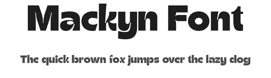 Mackyn Font by enxyclo — Display Font