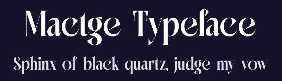 Mactge Typeface by timelesstype.co — Display Font — thumbnail 2
