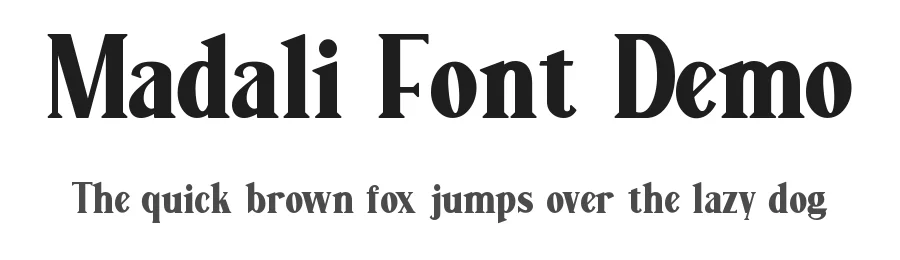 Madali Font Demo by 24Design Studios — Serif Font