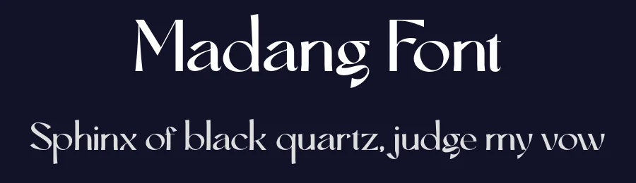 Madang Font by Aiquitype — Display Font — thumbnail 2