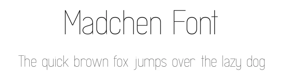 Madchen Font by Bart Wesolek — Sans Serif Font