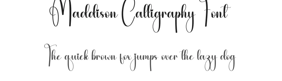 Maddison Calligraphy Font by andikastudio — Script Handwritten Font