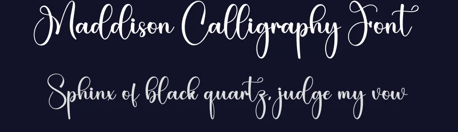 Maddison Calligraphy Font by creativeletter — Script Handwritten Font — thumbnail 2