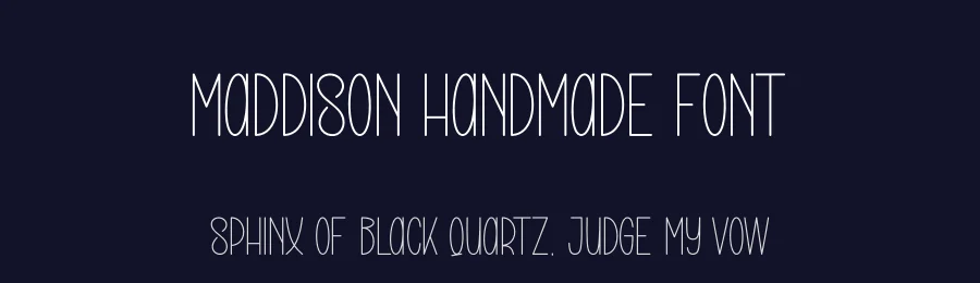 Maddison Handmade Font by andikastudio — Display Font — thumbnail 2