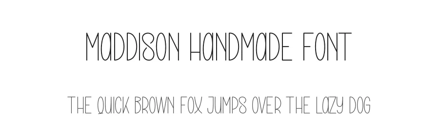 Maddison Handmade Font by andikastudio — Display Font