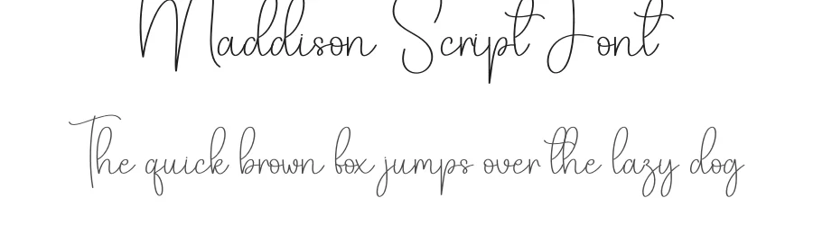 Maddison Script Font by creativeletter — Script Handwritten Font