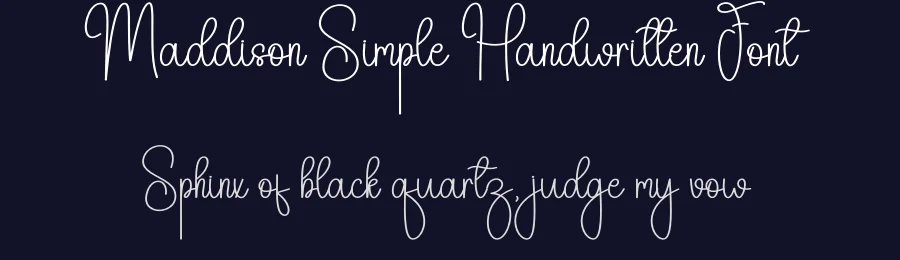 Maddison Simple Handwritten Font by andikastudio — Script Handwritten Font — thumbnail 2