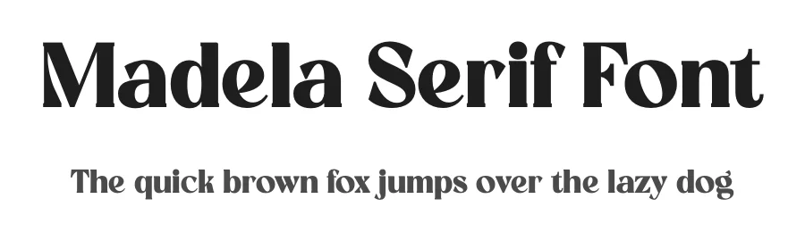Madela Serif Font by Storytype — Serif Font