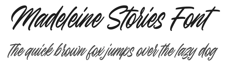 Madeleine Stories Font by Ardian Nuvianto — Script Handwritten Font