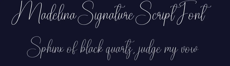 Madelina Signature Script Font by creativeletter — Script Handwritten Font — thumbnail 2