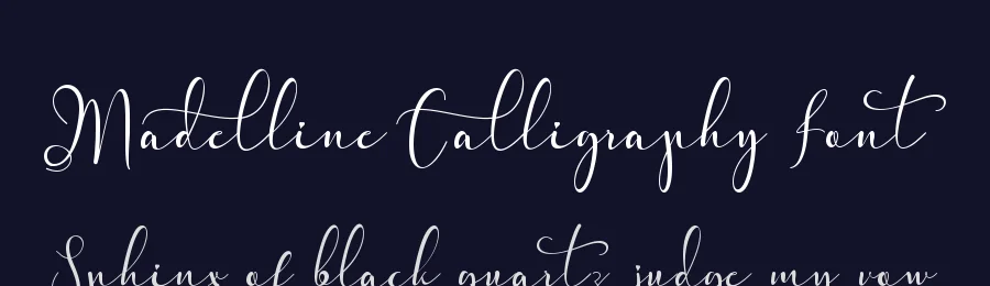 Madelline Calligraphy Font by Yoga Letter — Script Handwritten Font — thumbnail 2