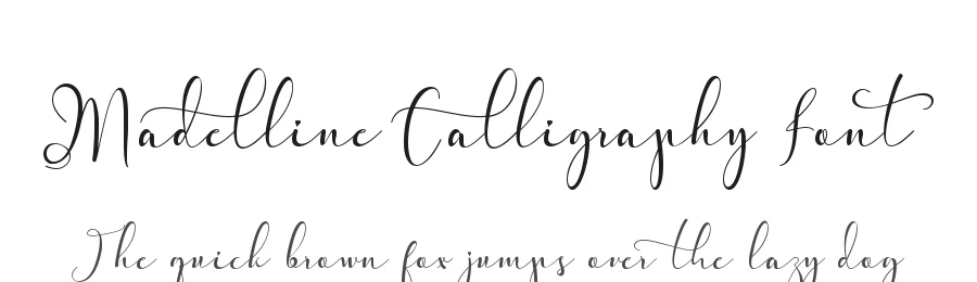 Madelline Calligraphy Font by Yoga Letter — Script Handwritten Font