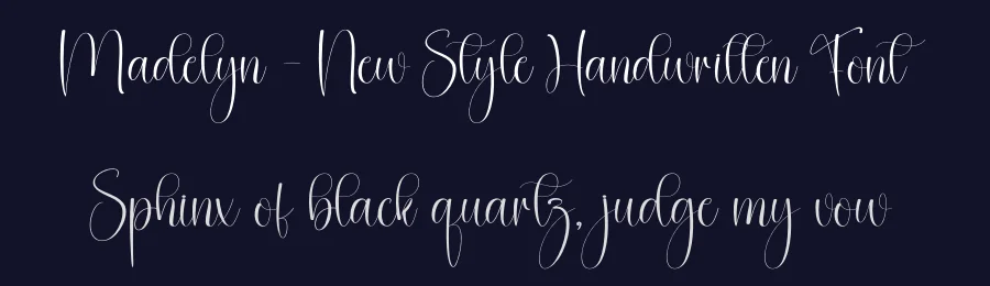 Madelyn – New Style Handwritten Font by creativeletter — Script Handwritten Font — thumbnail 2