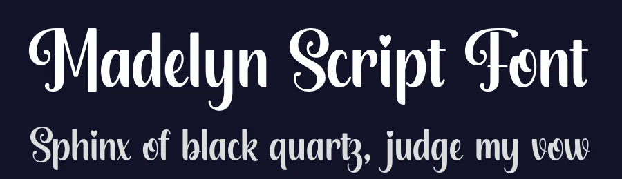 Madelyn Script Font by keithzo — Script Handwritten Font — thumbnail 2