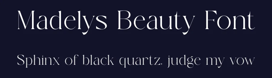 Madelys Beauty Font by SURATMI — Serif Font — thumbnail 2