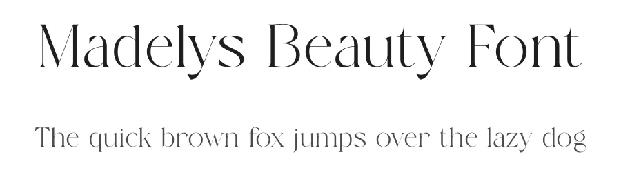 Madelys Beauty Font by SURATMI — Serif Font