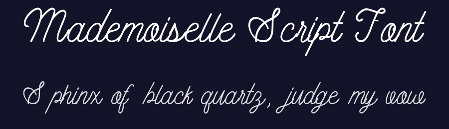 Mademoiselle Script Font by Aritra Das — Script Handwritten Font — thumbnail 2