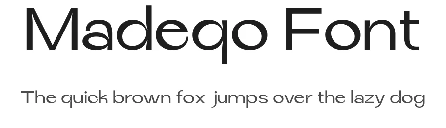 Madeqo Font by roomspace.cl — Display Font