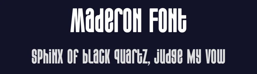 Maderon Font by Rantautype — Sans Serif Font — thumbnail 2