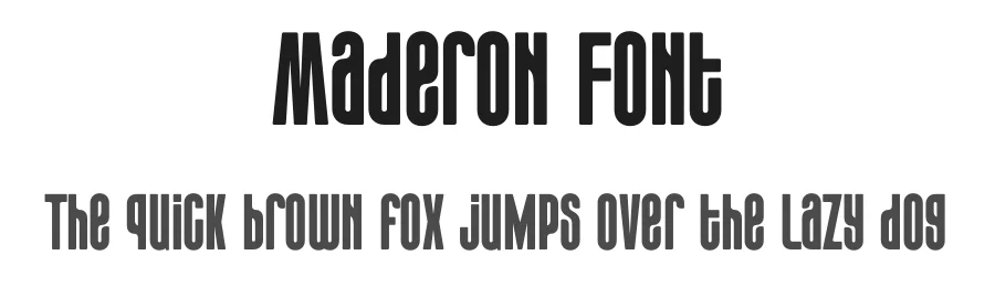 Maderon Font by Rantautype — Sans Serif Font