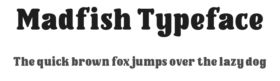 Madfish Typeface by Letterhend Studio — Display Font