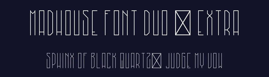 Madhouse Font Duo + Extra by vp_creative_shop — Sans Serif Font — thumbnail 2