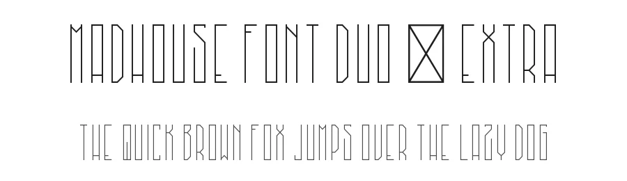 Madhouse Font Duo + Extra by vp_creative_shop — Sans Serif Font