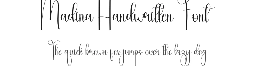Madina Handwritten Font by andikastudio — Script Handwritten Font
