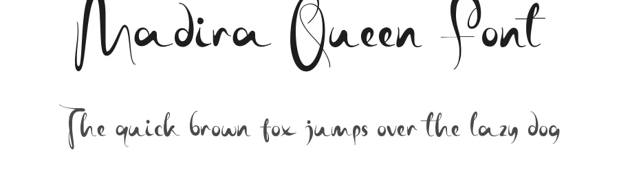 Madira Queen Font by edricstudio — Script Handwritten Font