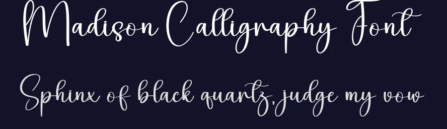Madison Calligraphy Font by creativeletter — Script Handwritten Font — thumbnail 2