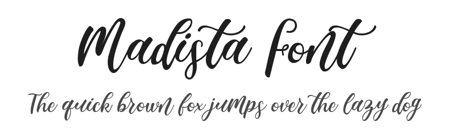 Madista Font by Zeenesia Std โ Script Handwritten Font