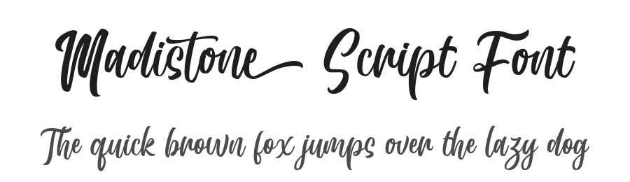 Madistone Script Font by Madatype Studio — Script Handwritten Font