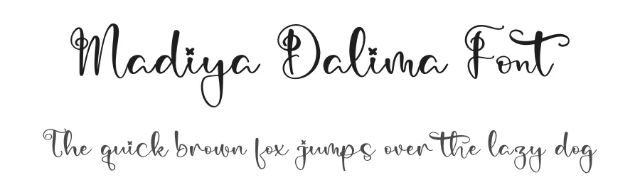 Madiya Dalima Font by letterfabric — Script Handwritten Font