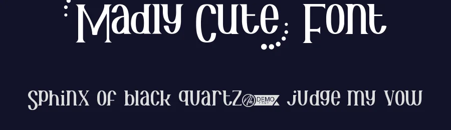 Madly Cute Font by nihstudio — Serif Font — thumbnail 2