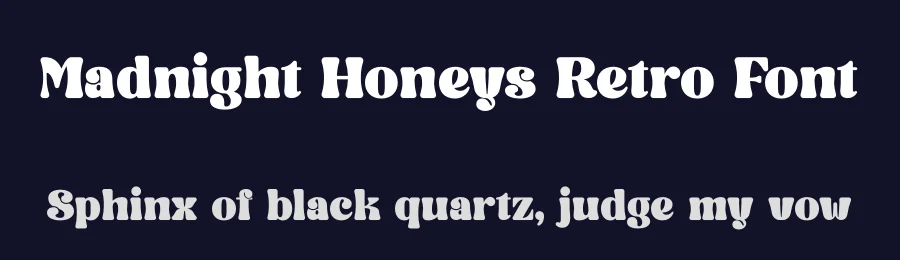 Madnight Honeys Retro Font by timelesstype.co — Display Font — thumbnail 2