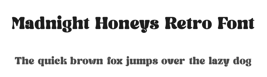Madnight Honeys Retro Font by timelesstype.co — Display Font