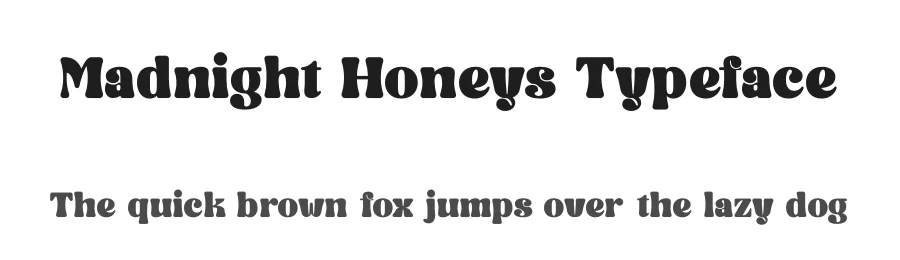 Madnight Honeys Typeface by timelesstype.co — Decorative Font