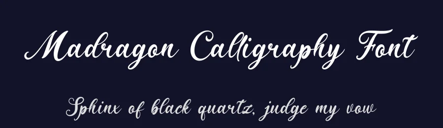 Madragon Calligraphy Font by Basnistudio — Script Handwritten Font — thumbnail 2