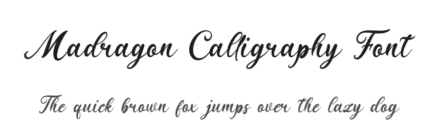 Madragon Calligraphy Font by Basnistudio — Script Handwritten Font