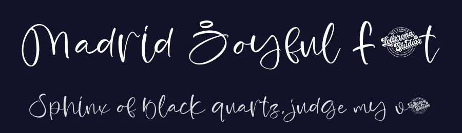 Madrid Joyful Font by letterenastudios — Script Handwritten Font — thumbnail 2