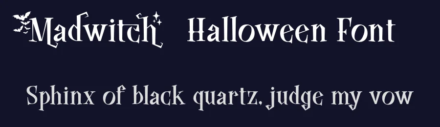 Madwitch – Halloween Font by Artisan Template — Decorative Font — thumbnail 2