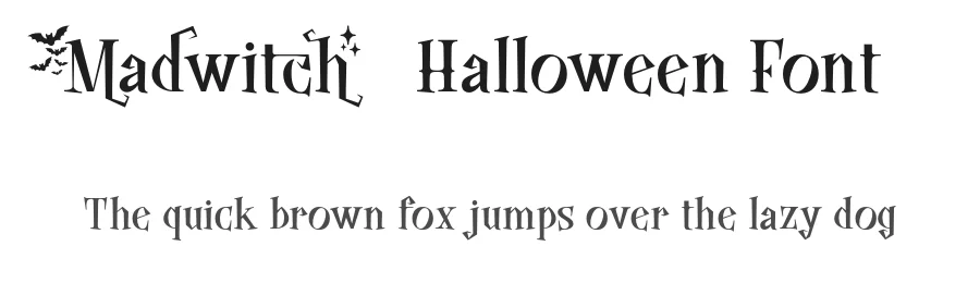 Madwitch – Halloween Font by Artisan Template — Decorative Font