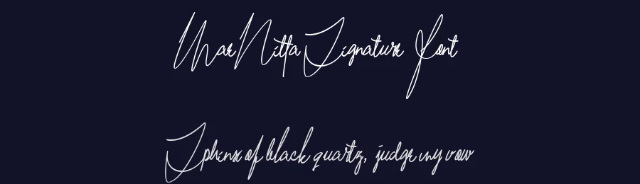 Mae Nitta Signature Font by deedeetype — Script Handwritten Font — thumbnail 2