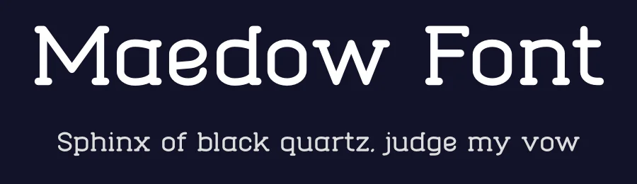 Maedow Font by vpcreativeshop — Serif Font — thumbnail 2