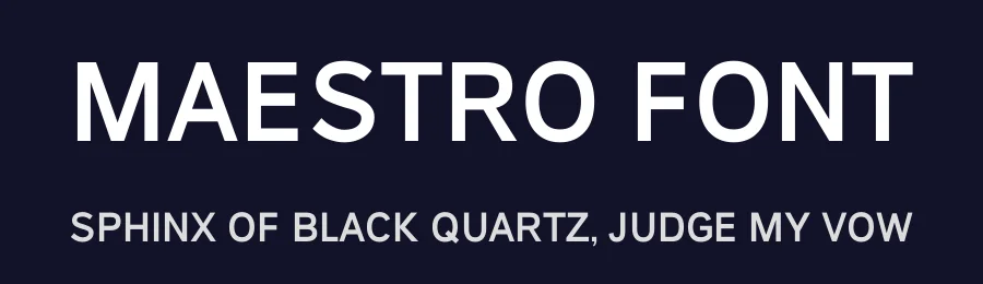 Maestro Font by Sandylukee — Sans Serif Font — thumbnail 2