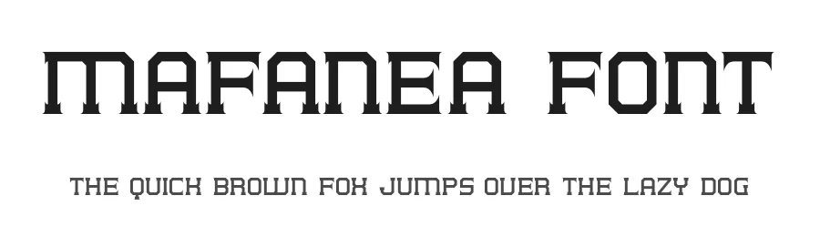 Mafanea Font by mooneseye666 — Display Font