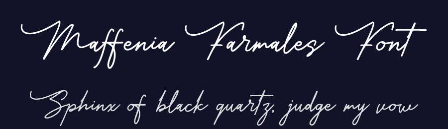 Maffenia Farmales Font by Denustudios — Script Handwritten Font — thumbnail 2