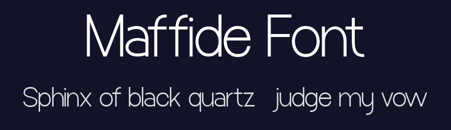 Maffide Font by Flawless And Co — Sans Serif Font — thumbnail 2