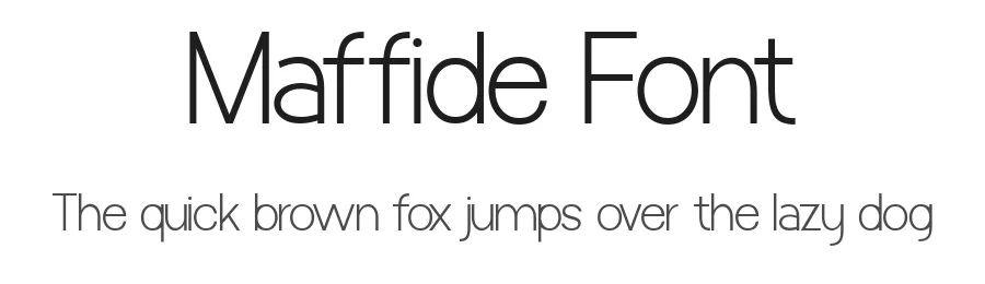 Maffide Font by Flawless And Co — Sans Serif Font