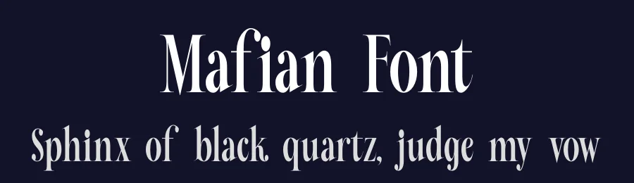 Mafian Font by timelesstype.co — Display Font — thumbnail 2